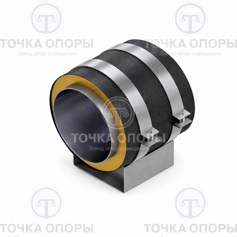 Скользящая опора СПОн 426/500.100 подкладная надземная для труб в ППУ