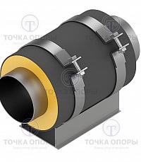 Скользящая опора СПО 159/250.150 подкладная для труб в ППУ